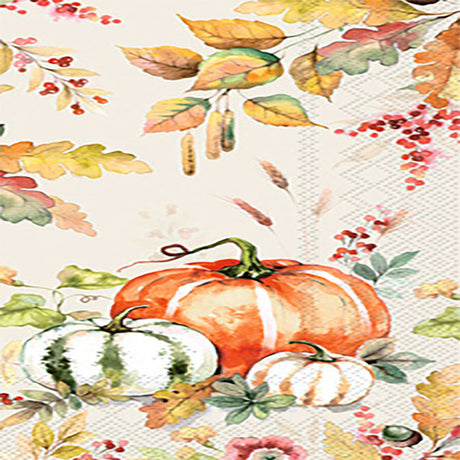 Pumpkin Love Napkin cream