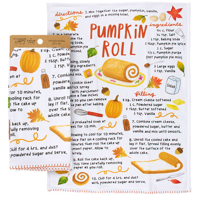 Pumpkin Roll Kitchen Towel