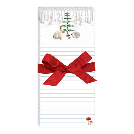 Magnetic List Pad With Bow