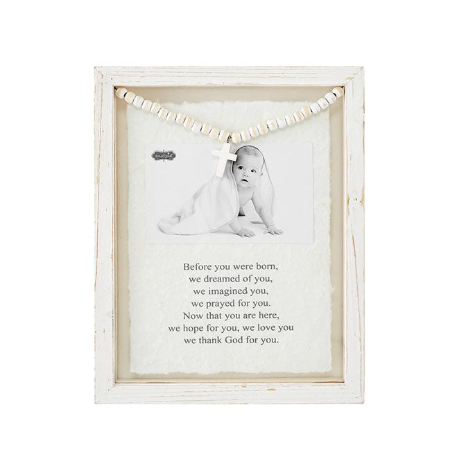 Baby Prayer Glass Frame