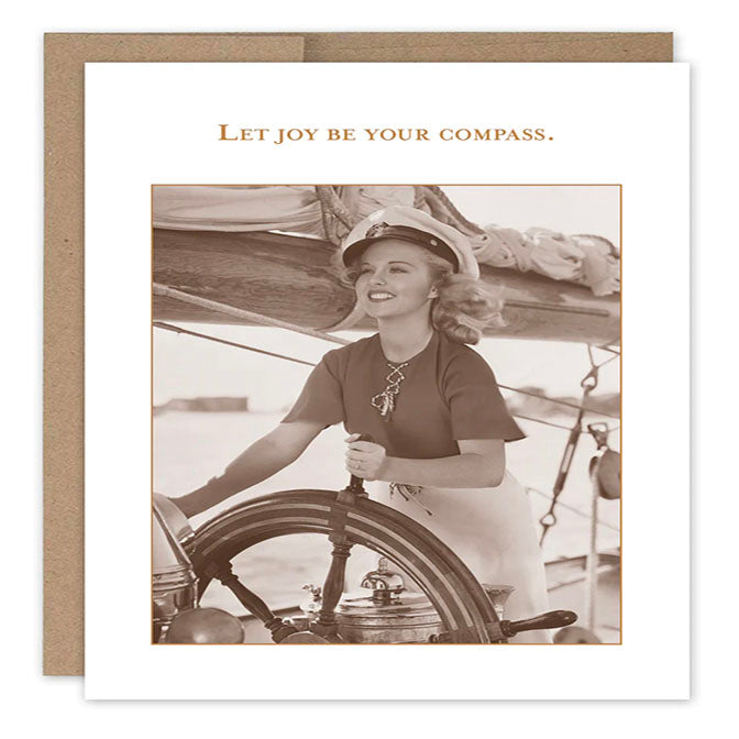 Let Joy Be Your Compass Birthday Card