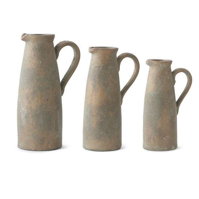 Terracotta Pitcher with Bronze Glaze