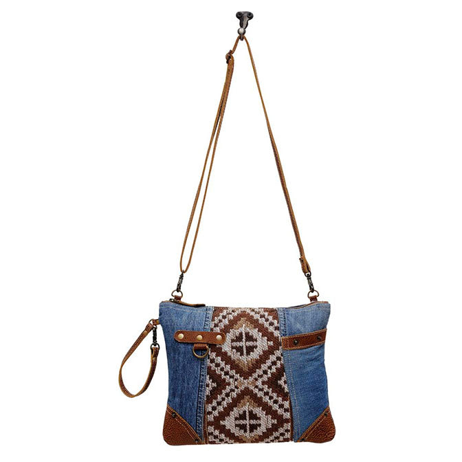 Denim Azteca Small & Crossbody Bag
