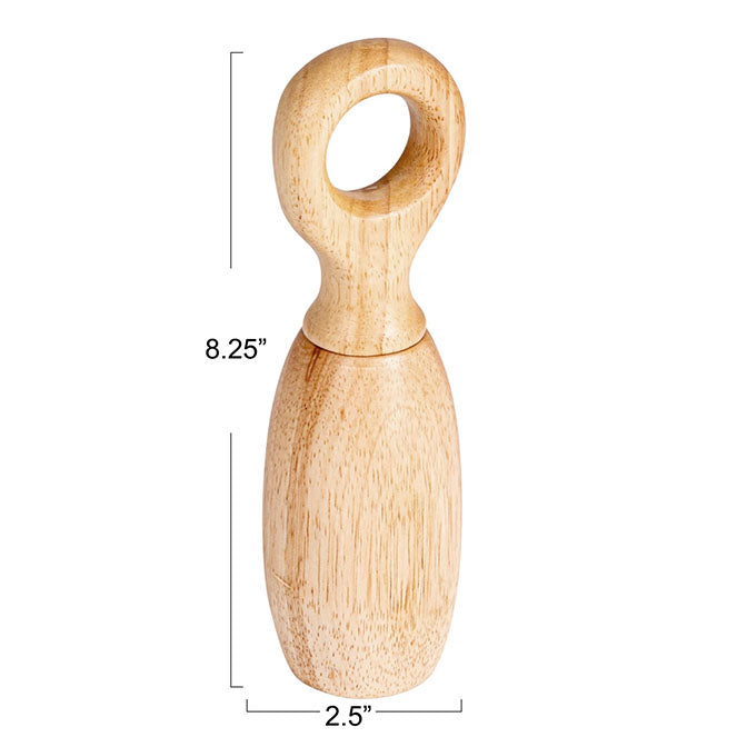 Rubberwood Salt/Pepper Mill, Natural