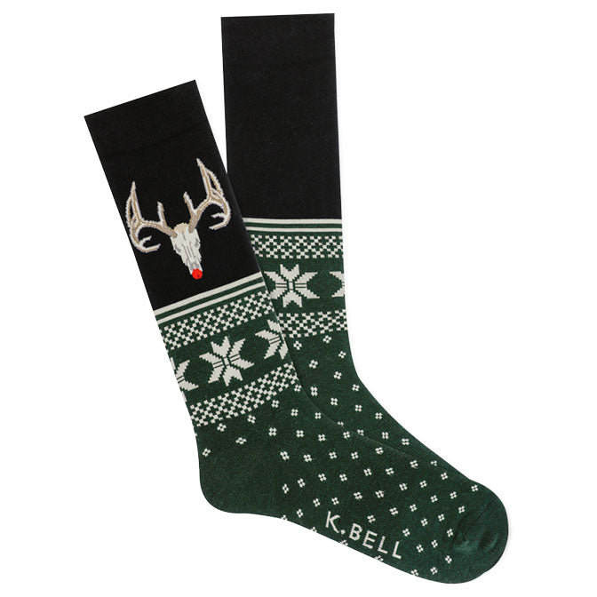 Rudolph Fairisle Crew Sock