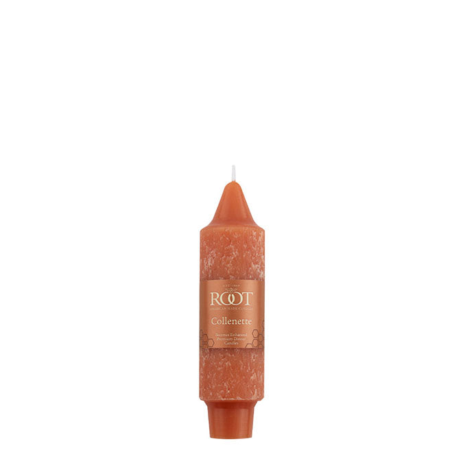 Rust 5" Collenette Unscented Dinner Candle