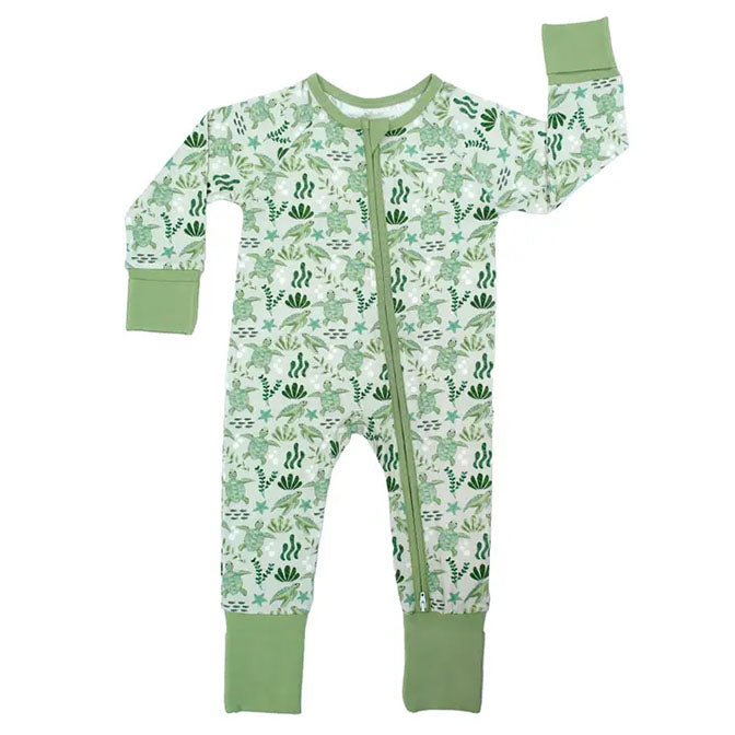 Sea Turtles Bamboo Convertible Pajamas
