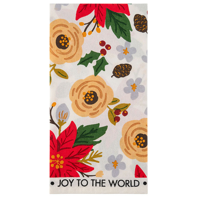 Shelley Tea Towel-Poinsettia
