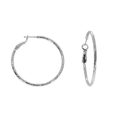 Thick Textured Hoops