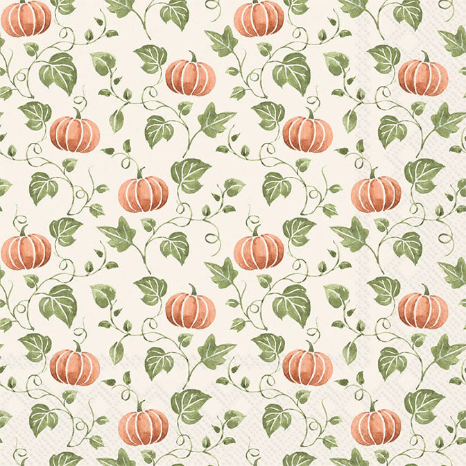 Simple Pumpkin Orange Lunch Napkin