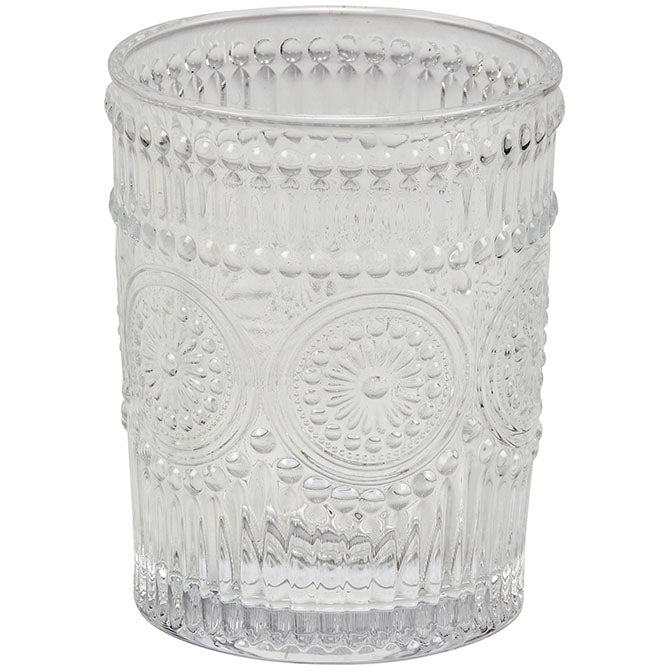 Medallion Drinking Glass