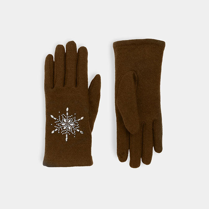Christmas Snowflake Touchscreen Glove