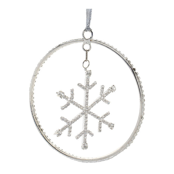 Snowflake Disc Ornament