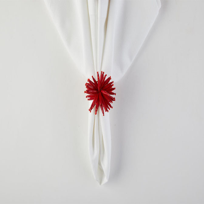 Spike Napkin Ring - Red