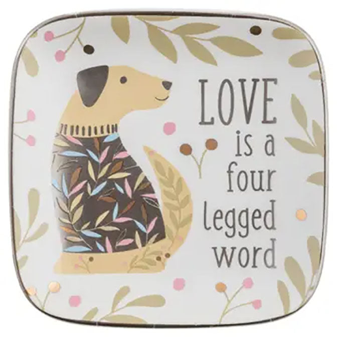 Flora Square Trinket Tray