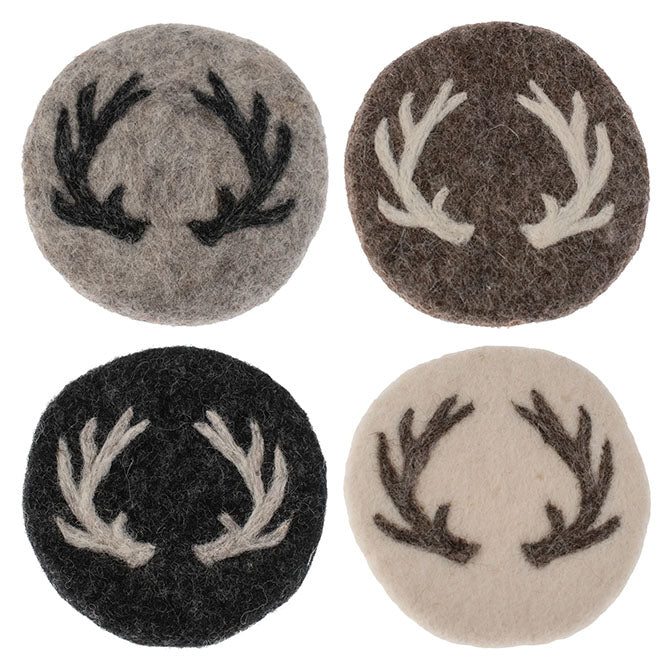 Stag Felt Coaster