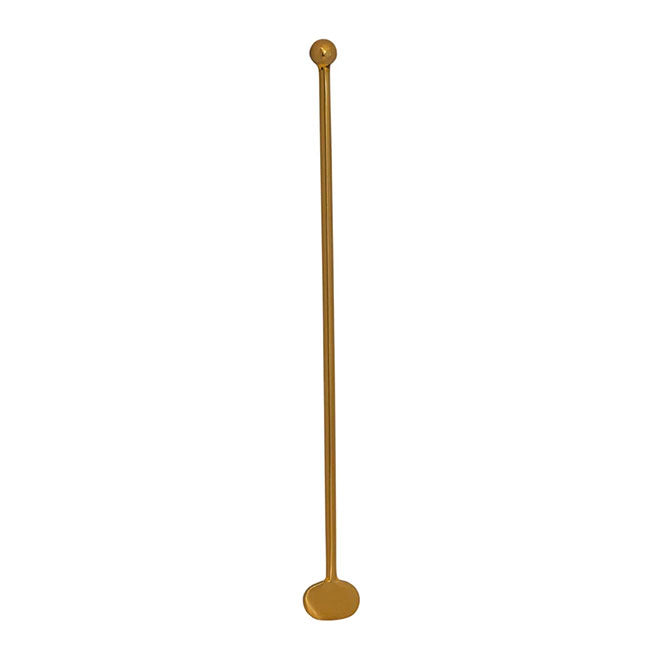 Stainless Steel Cocktail Stirrer, Antique Brass Finish