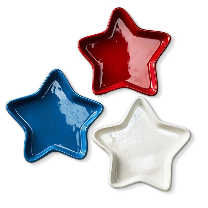 Star Appetizer Plate Assortment Of 3