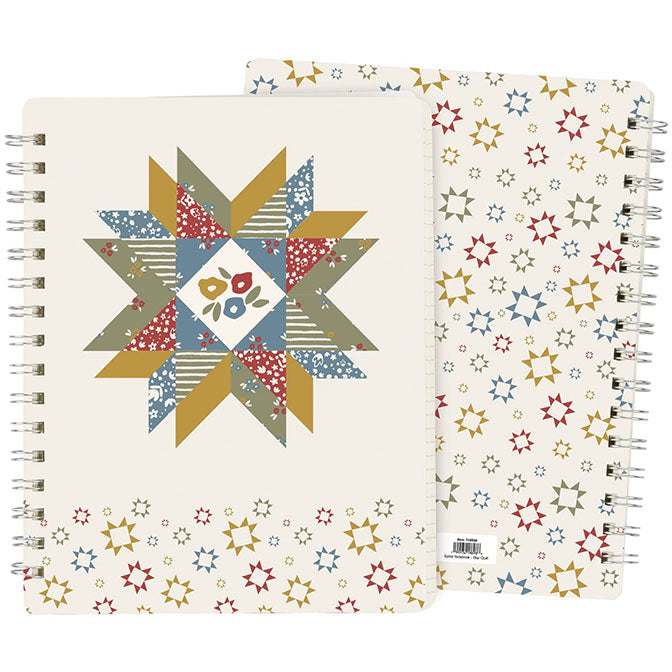 Star Quilt Spiral Notebook