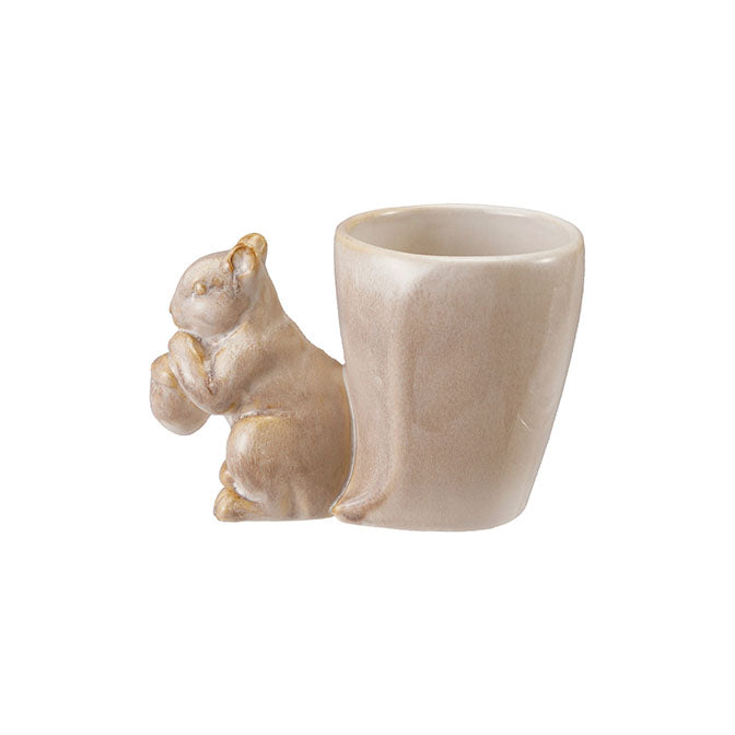 Stoneware Mug/Vase with Squirrel (Each One Will Vary)