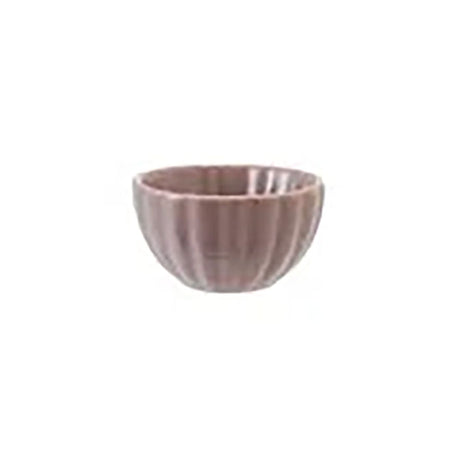 Stoneware Ribbed Bowl, Reactive Glaze (Each One Will Vary)