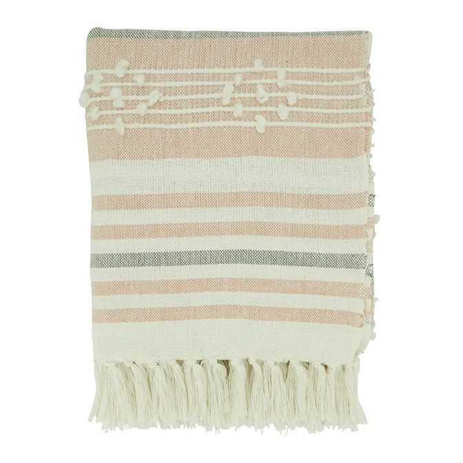 Stripe Throw Pastel Tones