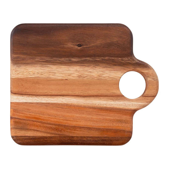 Suar Wood Cheese/Cutting Board w/ Handle