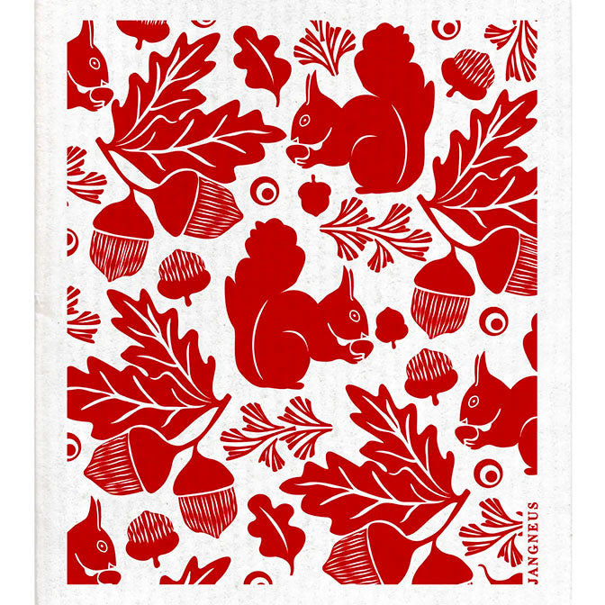 Squirrel Swedish Dishcloth
