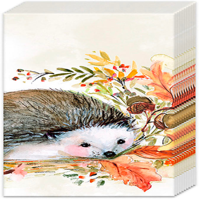 Sweet Hedgehog Pocket Napkin