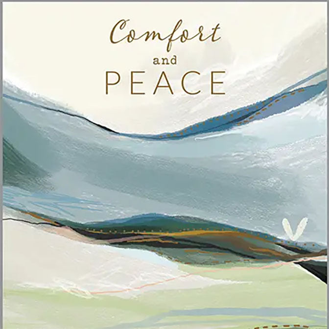 Sympathy Greeting Card - Peaceful Landscape'