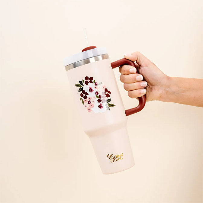 Take Me Everywhere Tumbler-Bloom Blush