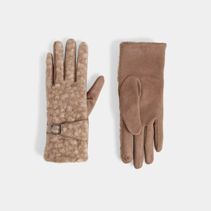 Sherpa Belted Touchscreen Gloves