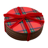 Tartan Lacquer Coaster