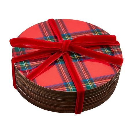 Tartan Lacquer Coaster
