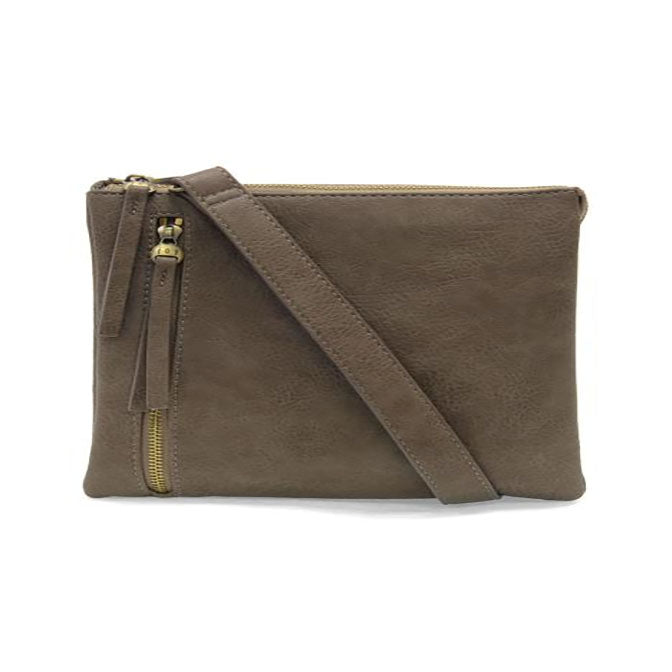 Taupe Dawn Multi Pocket Compact Crossbody Bag