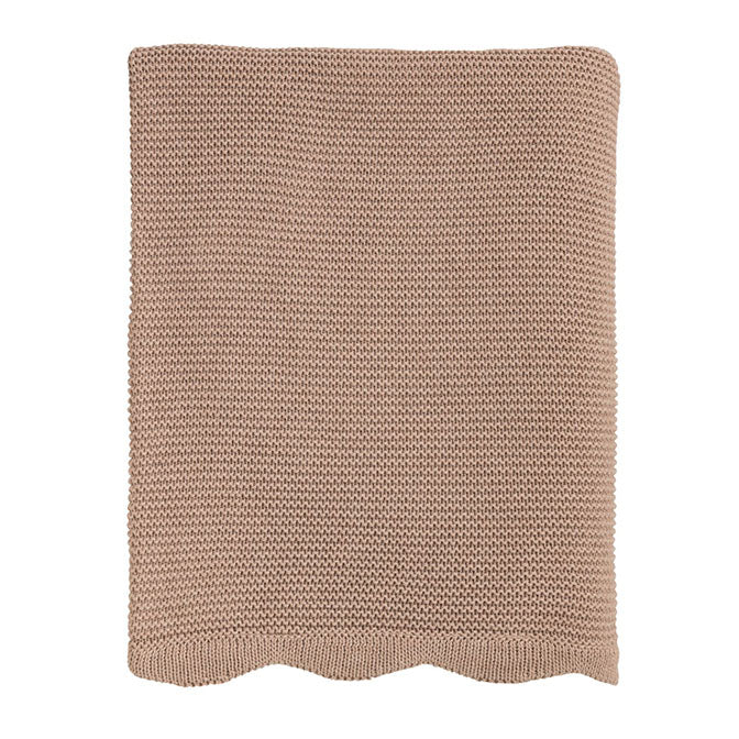 Scalloped Throw Blanket