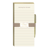 Teacher Icons Magnetic Notepad with Pen