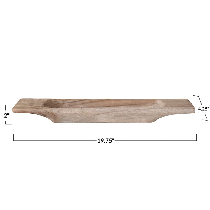 Teakwood Trug, Natural