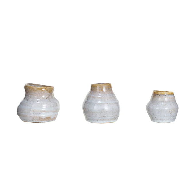 Terra-cotta Vases, Reactive Glaze (Each One Will Vary)