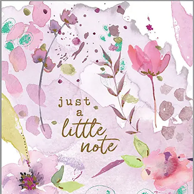 Thinking of You Greeting Card - Graceful Flowers
