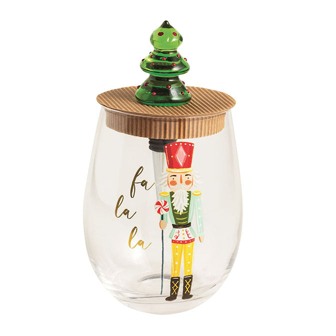 Wine Glass & Stopper Set
