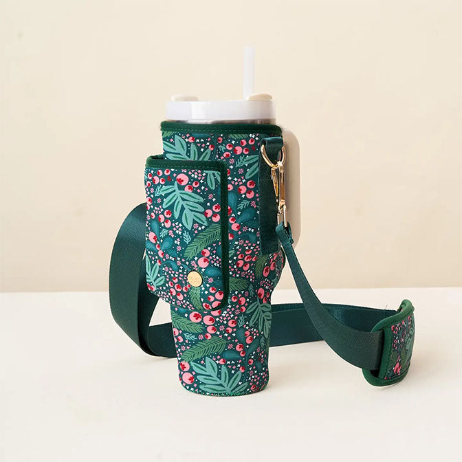 Tumbler Sling-Jolly Sprig Green