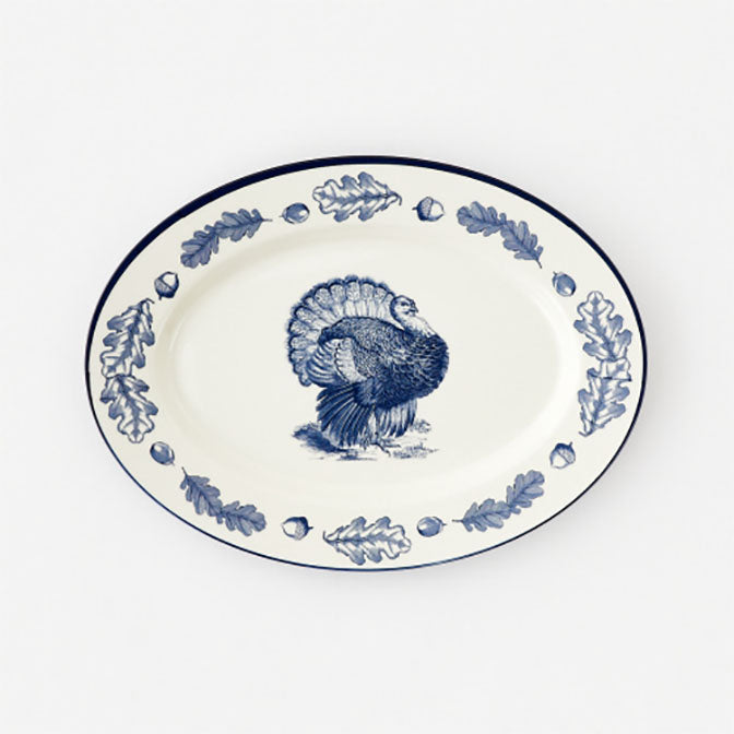 Turkey "Enamel" Oval Platter
