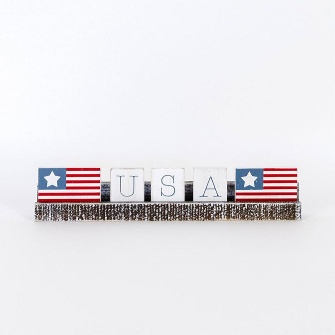 Stars and Stripes Ledge Sign