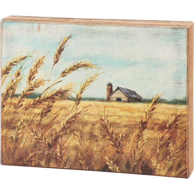 Wheat Field Block Sign