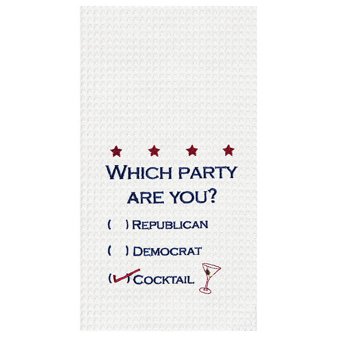 Which Party Are You? Kitchen Towel