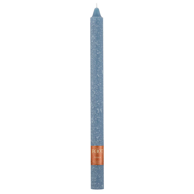 Williamsburg Blue 12" Arista Unscented Dinner Candle