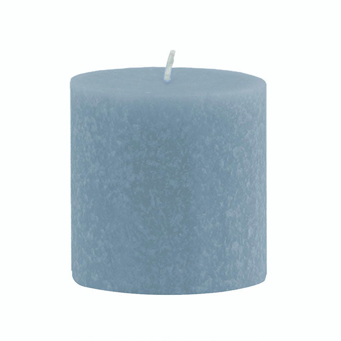 Williamsburg Blue 3x3 Unscented Pillar Candle
