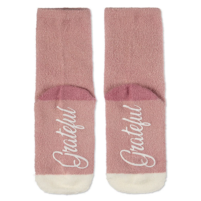 Womens Grateful Aloe Infused Sock