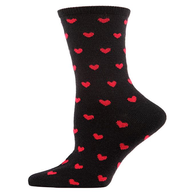 Womens Cashmere Heart Sock